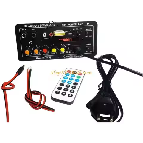 Q22A Bluetooth-compatible Digital Amplifier Board Karaoke Amplifier Home Car Subwoofer Amplifier Boa