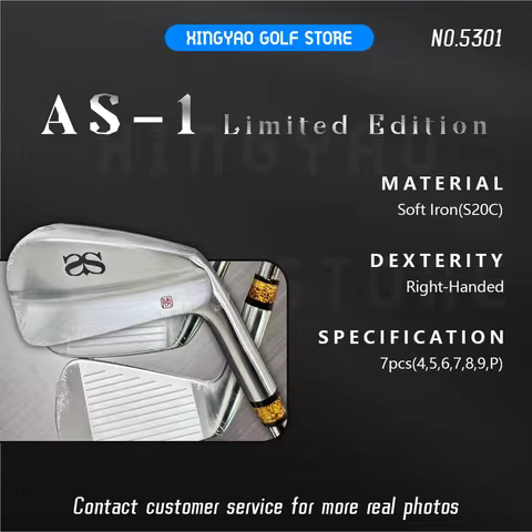 5301 Golf Clubs AS-1 Irons AS-1 Limited Edition Golf Iron set 7pcs 4,5,6,7,8,9,P with M ferrule with