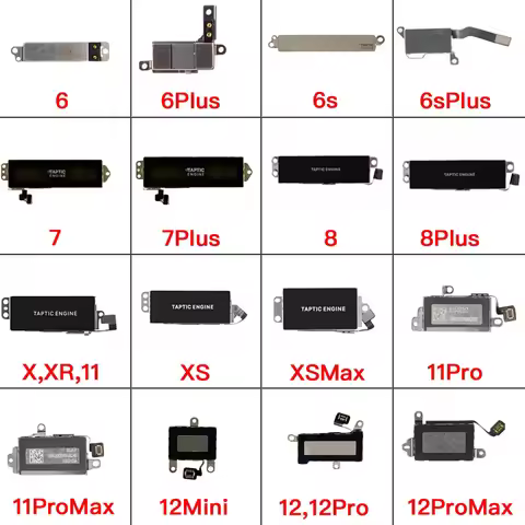 Taptic Engine For iPhone 6 7 8 Plus X XR XS 11 12 Mini Pro Max Vibrator Motor Vibrating Replacement 