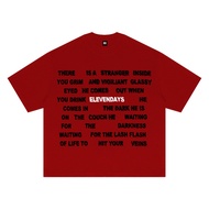 ELEVENDAYS BOXY FIT OVERSIZE TSHIRT OVERSIZED MEN AND WOMEN COTTON COMBED 20S