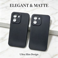 Softcase Casing Pro Camera Oppo A6X A6 A6C A6T A6T Pro A6 Pro Black Silicone Full BlackPOLOS