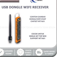 Ail169 OTJ+[Free Shipping] Usb Wifi Wireless Adapter 150mbps Usb Dongle Wifi Visat MT 7601 For Satellite Receiver set top box digital tv *
