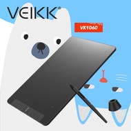 VEIKK VK640 VK1060 VK1060PRO แท็บเล็ตวาดรูปภาพวาดดิจิตอล Pad ปากกาแท็บเล็ต8192ฟังก์ชันการลาดเอียงปากกาพาสซีฟ