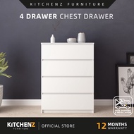 [FREE Shipping & FREE Installation] KitchenZ 4 Layers Chest Drawer Storage (Height 105cm) - HMZ-FN-C