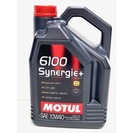 (5 Litre) Motul 6100 Synergie+ 10W40 Semi Synthetic Engine Oil
