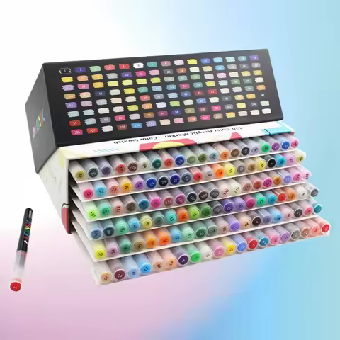 Direct Liquid Soft Head Acrylic Marker Student Art Transparent Touchmark Single Head Acrylic Marker