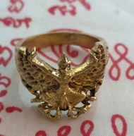 แหวนพญาครุฑ แหวนทองเหลือง พระยาครุฑ พญาครุฑ แหวน เสริมดวง รับโชค เครื่องรางไทย