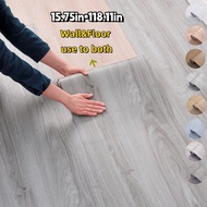 1Roll Vinyl Wall And Flooring Roll Sticker 15.7"W X 118"L/ 12.9 Sq. Ft, Peel And Stick Wall Tiles SX