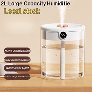 [SG STOCK] humidifier 2L Large Capacity Air Humidifier Mini Dehumidifier