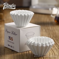 [1415People Collection]Bincoo Drip Coffee Cake Filter Paper v60Fan-shaped Filter Paper Exquisite Pac