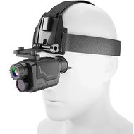 BekinTek 4K Helmet Mounted Night Vision Monocular NVG Goggles Rechargeable Optics Telescope Full Dar