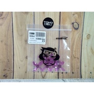 4 Pair Gemfan 1220 31mm 0.8mm Shaft Propeller Clear Purple MDRI E011