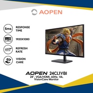 AOpen 24CL1YBi 23.8" LED Monitor IPS Panel 1920x1080 60Hz 5ms, VGA, HDMI)