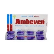 Ambiven Ubat Wasir Herbal 1 Strip 10 Kapsul