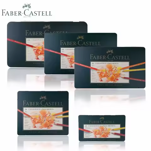 lapices de Faber Castell 120 Polychromos Color Pencils Finest Artists Quality Metal tin Set 36 60 oi