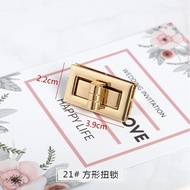 Bag Cover Lock Square Gold (40519)
