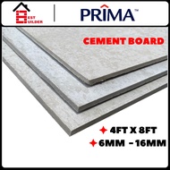 PRIMA Flex Fibre Cement Board 6MM 9MM 12MM 16MM 4ft x 8ft Papan Cement Water Fire Resistant Flat She