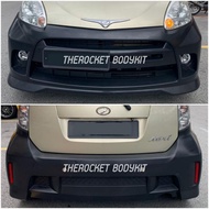 READY STOK Perodua Myvi SE1 SE 2005 2006 2007 Full Set Front & Rear Bumper With Side Skirt & Spoiler