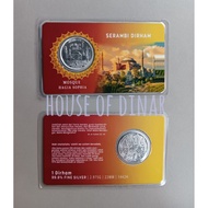 1 DIRHAM SILVER (FINE SILVER) MOSQUEHAGIA SOPHIA 2.975 grams