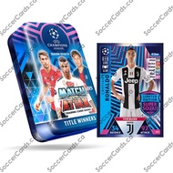 CHAMPIONS LEAGUE 2018-19 Topps Match Attax Cards - Title Winners Mega Tin (60 Cards, 15 Exclusive Ca