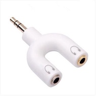 1Pcs Y Dual Audio Splitter Cable Adapter Convenient Audio Line 1 to 2 AUX Cable 3.5 Mm Earphone Adapter 1 Male for 2 Female