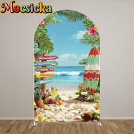 Mocsicka Summer Party Arch Backdrop Cover Arch Backdrop Indoor And Outdoor Festival Party Decoration