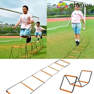 GLENES Agile Ladder, Carbon Steel Orange Soccer Speed Ladder, Durable Multifunctional Instant Set-up