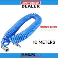 Flyman Tools Usa Air Hose 10 Meters air hose for compressor with quick release