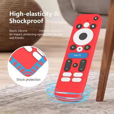 E21E Reinforced Silicone Remote Cover Protections for Onn.GoogleTV Box 4KPro Remote