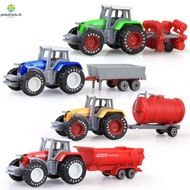 LFINDS Tractor Toy Alloy Bulldozer Models Educational Toy Mini Tractor Boy Toy Farmer Vehicle