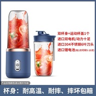 【TikTok】Mini Juicing Cup HouseholdusbRechargeable Juicer Small Portable Juicer