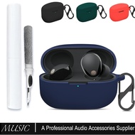 for Sony WF-1000XM5 Case Cover, Silicone Protective Skin Case for Sony XM5 Wireless Earbuds, Front L