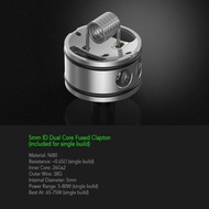 WOTOFO RECURVE V2 RDA TANK SUPPORT SINGLE COIL & DUAL COIL BUILD RDA AUTHENTIC Murmer