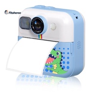 C21080p Kid Mini Instant Print Camera 32G Digital Photo Camera Toy Photo Printing Camera with 3Rolls