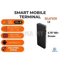Sunmi L3 Smart Mobile Handheld Terminal 6GB+128GB Wi-Fi 4G LTE Android 14