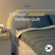 VELOUVING Bamboo Microfiber Premium Cooling Quilt Soft Summer Bedding Blanket Duvet Antibacterial