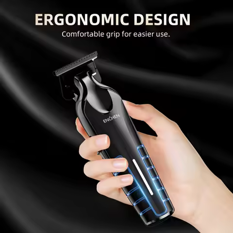 ENCHEN Hair Trimmer Electric 0mm T Blade Cutting Machine Low Noise Hair Clipper Mini Haircut Barber 