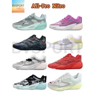 BVSPORT UA Sport Shoes All-Pro Nitro White Pink Pum Fashion Basketball Shoes For Men