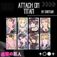 Attack on titan photocard by onintwin / keychain shingeki no kyojin / SNK / AOT