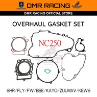 Motocross NC250 SHR FW BSE KAYO HJ KEWS Original Overhaul Gasket Complete Set (250cc 4 Stroke)