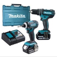 18V雙機組 DLX2243 Makita 牧田 DLX2243X1 衝擊 震動電鑽 起子機 DTD149 DHP482