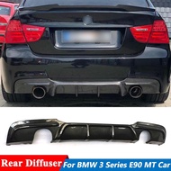 Carbon Fiber Rear Bumper Spoiler Lip For BMW 3 Series E90 MT Car Tuning 2005-2012