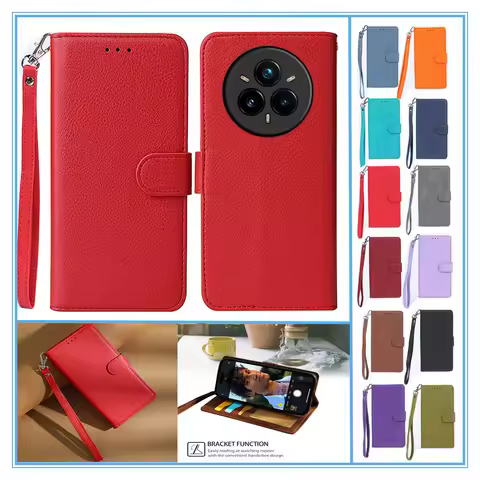 Wallet Flip Case For Realme 14 Pro Phone Case Etui Realme14 Pro Plus Cover Global Version Real me 14