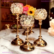 Homestore Crystal  Holder Modern Tealight  Home Christmas Party  Stand Wedding Dinning Table Centerpiece Decoration SG