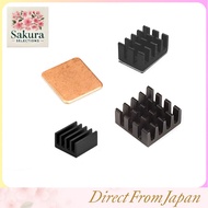 EasyCargo Raspberry Pi Heat Sink Kit - Aluminum + Copper with 3M 8810 Thermal Conductive Adhesive Ta