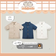 [MINNI x UALAROGO] short sleeve SHIRT FOR KIDS GOING TO SCHOOL - UNIFORM SIZE 2Y 3Y 4Y 5Y6Y KOREAN s