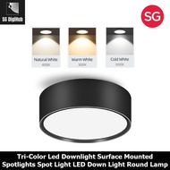Tri-Color Led Downlight Surface Mounted Spotlights Spot Light Downlights Ceiling Pin Light Bedroom Lights Indoor Lamp