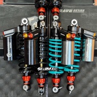 shock skok belakang GROZA brave series 3 klik fungsi 3klik uk 275mm 27,5 & 32