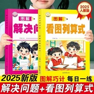 Look at the Drawing Style Solve Problems First Grade Mathematics Album Training within 100 Addition 