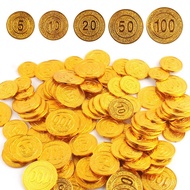 Factory Direct Sales Treasure Hunting Game Pirate Gold Coin Simulation Coin Game Substitute Chip Tre